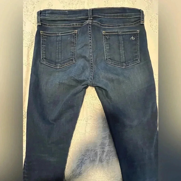 Rag & Bone Blue Skinny Bedford Stretchy Jeans MidRise Style W1502K089BED Size 30 - Picture 8 of 8